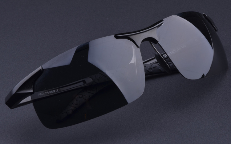 Klassische Retro-Sonnenbrille für Herren mit Farbwechsel und Nachtsicht aus Aluminium und Magnesium beim Fahren, Reiten, Schießen auf der Straße, polarisiert_voghion.com