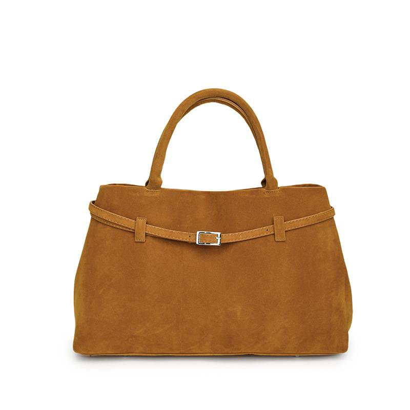 Damentaschen Große Kapazität Wildleder Matte Tote Vintage Tote Schultertasche_voghion.com