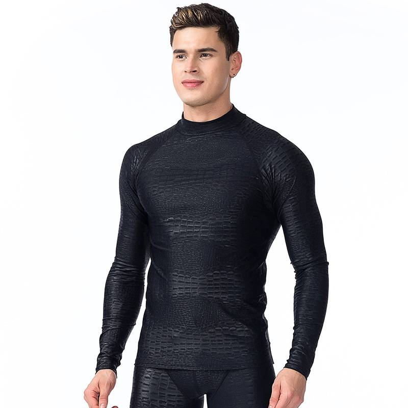Diving Suit, Long-sleeved Swimsuit, Sun-protective Jellyfish Suit, Two-piece Men's Snorkeling And Surfing Suit, Quick-drying Top_voghion.com