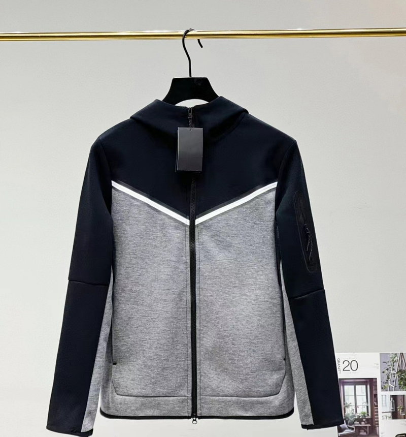 Spring And Autumn Casual Sports Cotton Air Layer Hooded Zipper Cardigan Men's Jacket Coat_voghion.com
