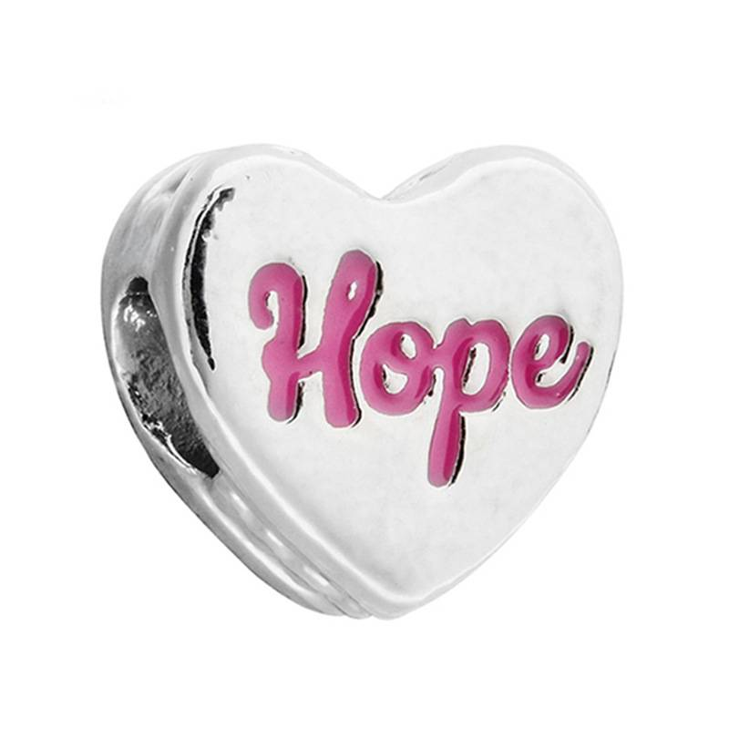 Jewelry Findings & Components Classic Pink Mom Pendant Alloy Happy Birthday Beaded DIY Bracelet_voghion.com