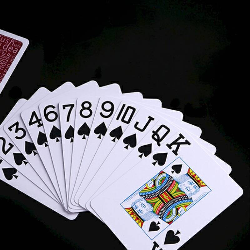 Poker Stars Texas Hold'em Carte larghe Grandi lettere Carte da gioco smerigliate resistenti all'usura impermeabili_voghion.com