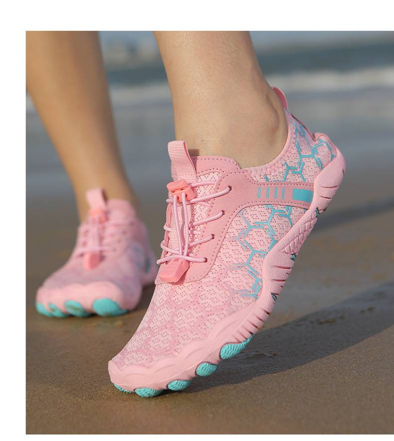 Scarpe da acqua unisex ad asciugatura rapida per nuoto ed escursionismo - Design leggero a piedi nudi | Suola in gomma antiscivolo | Pronte per yoga e spiaggia_voghion.com