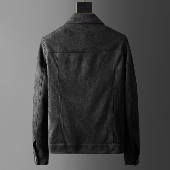 Men's Lightweight Jacket With Stand Collar & Paris Letter Print - Stylish Autumn & Spring Coat For Men, Slim Fit Casual Blazer_voghion.com