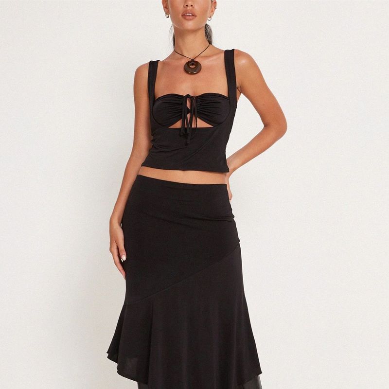 Îmbrăcăminte pentru femei, sexy, retro, cu dantelă, Y2K, jumătate de lungime, crop topuri, vara anilor '90, camuflaj fără spate, topuri, tricouri_voghion.com