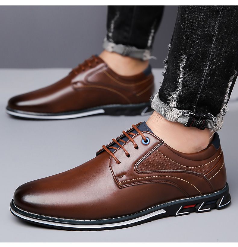 Heren Zakelijke Schoenen Slip On Party Heren Schoenen Comfortabele PU Leren Schoenen Voor Mannen Trouwjurk Schoenen Voor Mannen Zapatos Hombre38-53_voghion.com