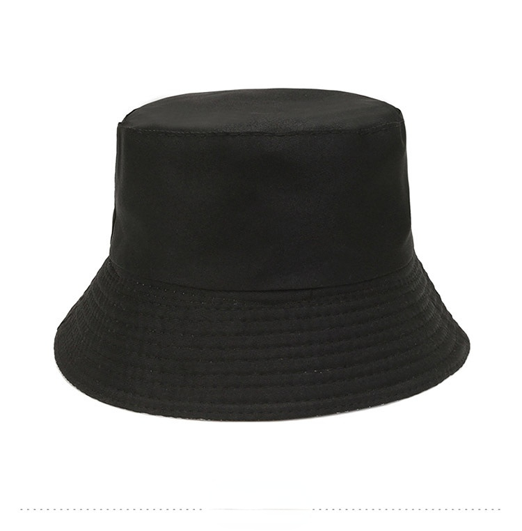 Women's Double-sided Embroidered Smiley Fisherman Hat Wholesale Double Sided with Basin Cap Seasonal Sun Hat Bucket Hat_voghion.com