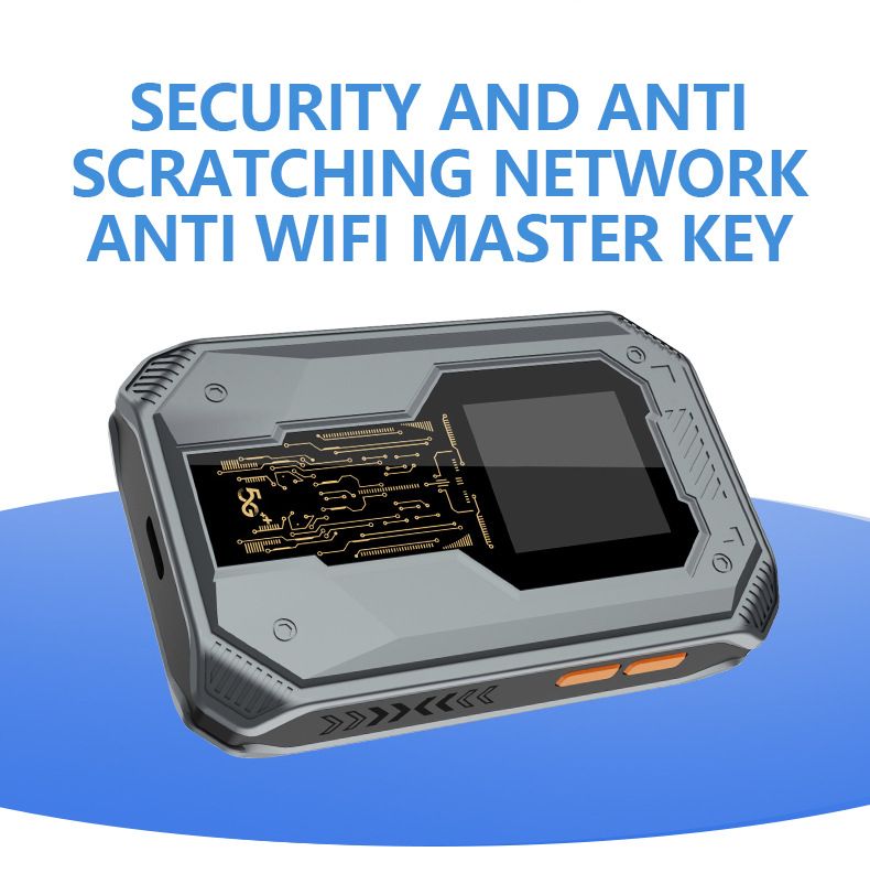 4G New Color Screen WiFi Car Portable Mobile Mifi Mechanical Style Large Capacity Router_voghion.com