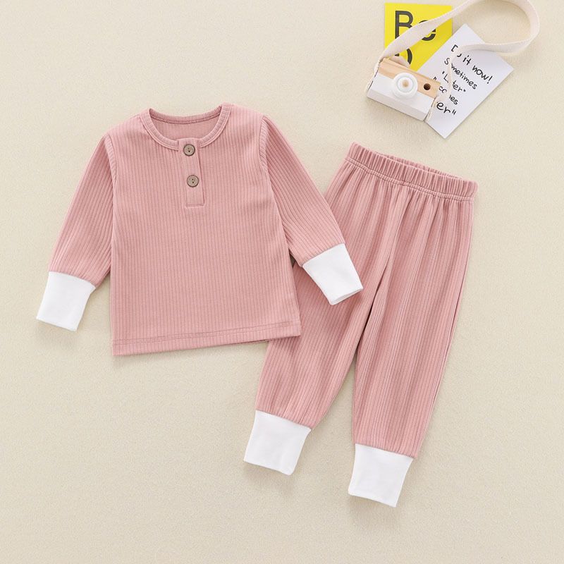 Ropa para niños Ropa de otoño para niños Ropa para el hogar Trajes de rayas para niños Ropa para niños Ropa de otoño para bebés_voghion.com