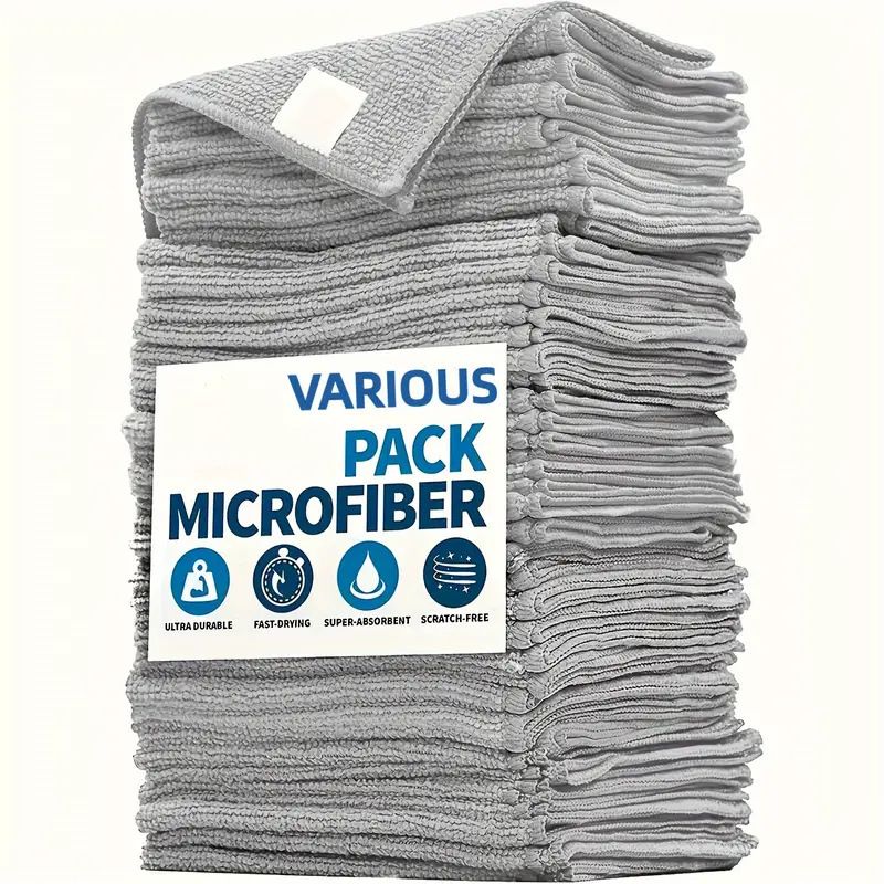 1-20Pcs Microfiber Towels Car Wash Drying Cloth Towel Household Cleaning Cloths Auto Detailing Polishing Cloth Home Clean Tools_voghion.com
