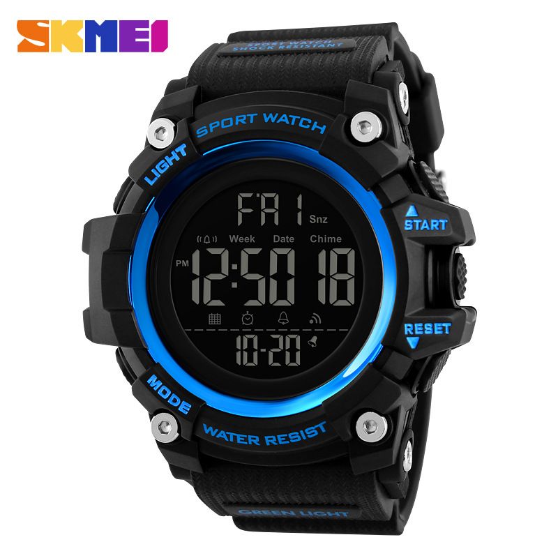 Casual Fashion Large Dial Countdown Multi-functional Watch Men's Creative Shock-proof Luminous Electronics_voghion.com