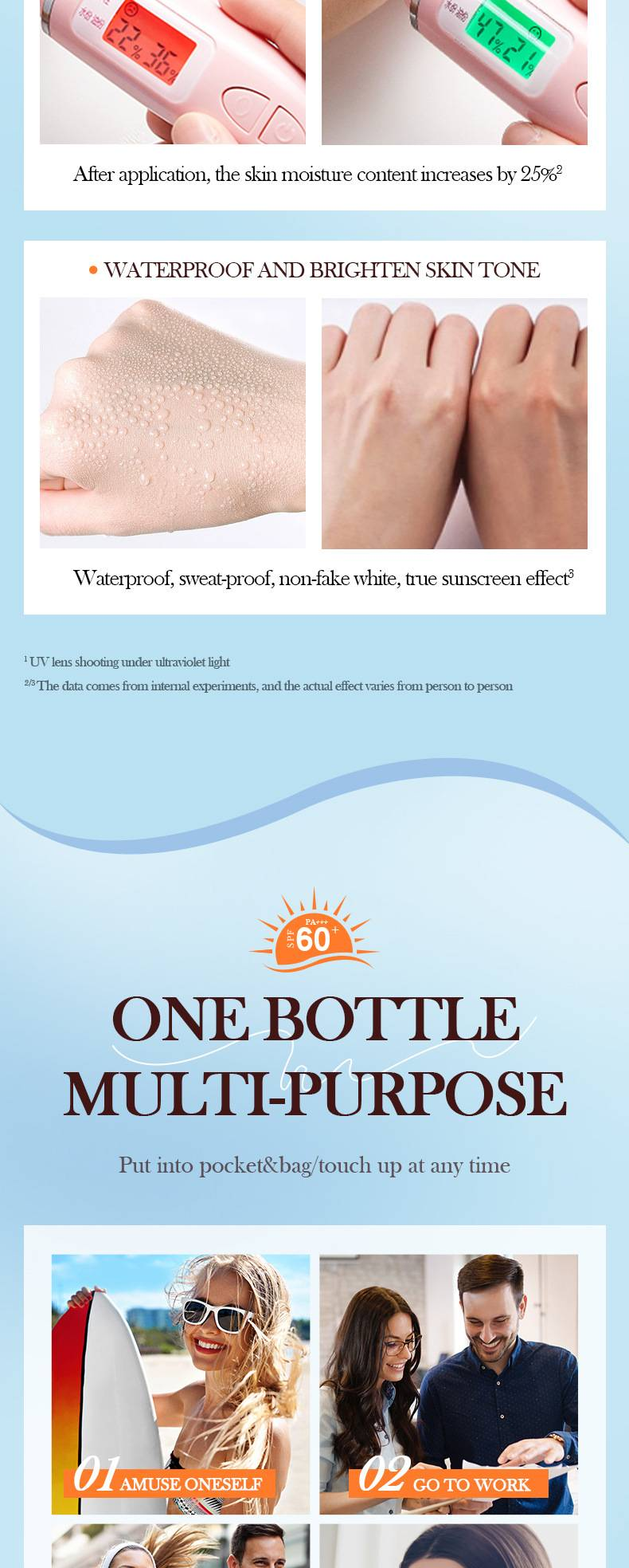 Apsauginis kremas nuo saulės SPF50+, apsaugantis nuo UV spindulių, drėkinamasis losjonas nuo saulės, gruntas_voghion.com