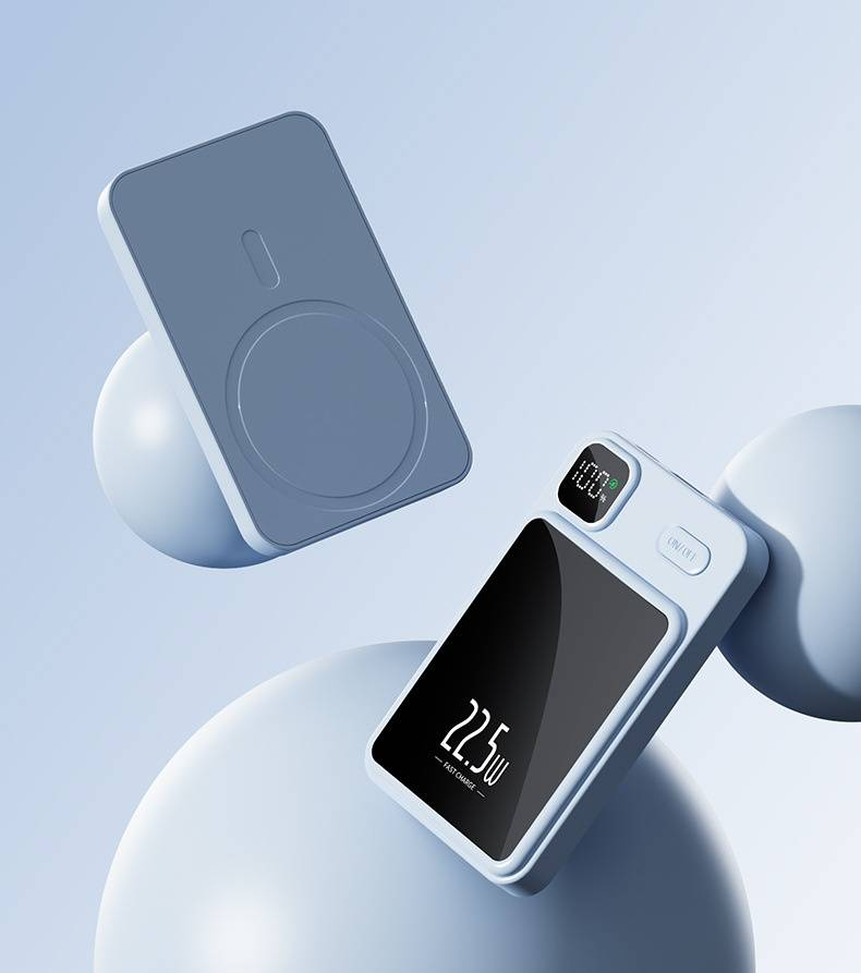 22,5 W 10000/20000mAh Power Bank Mágneses Szupergyors töltés QiPD20W vezeték nélküli töltés Mobiltelefonok és .13~15 Samsung Huawei tartozékok_voghion.com
