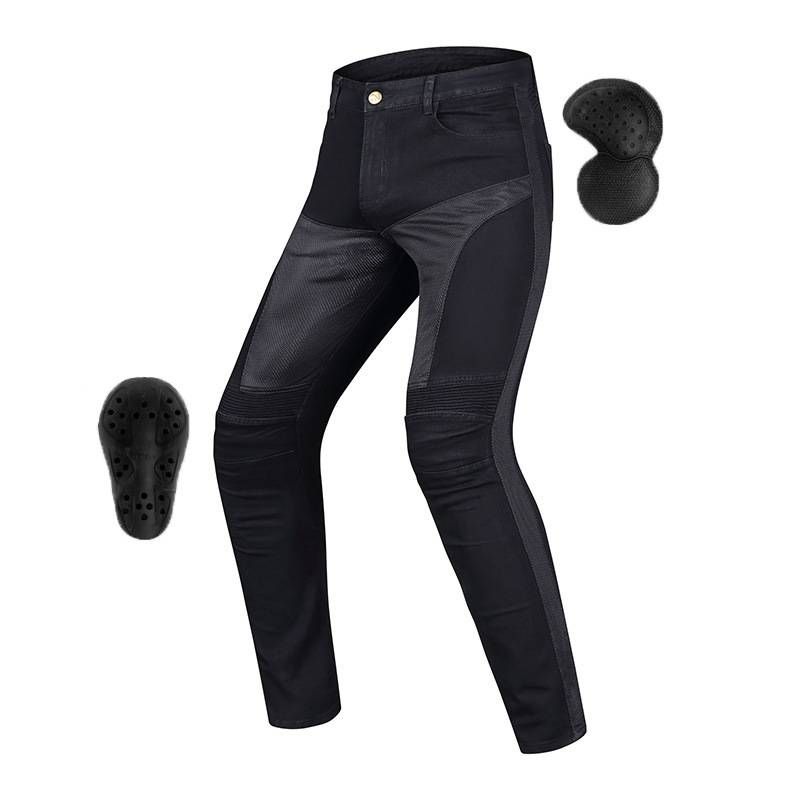 Sommer-Motorradjeans – Atmungsaktive Motorradhose mit Mesh-Futter für Männer und Frauen – Slim Fit mit optionaler Protektoren (CE-zertifiziert)_voghion.com