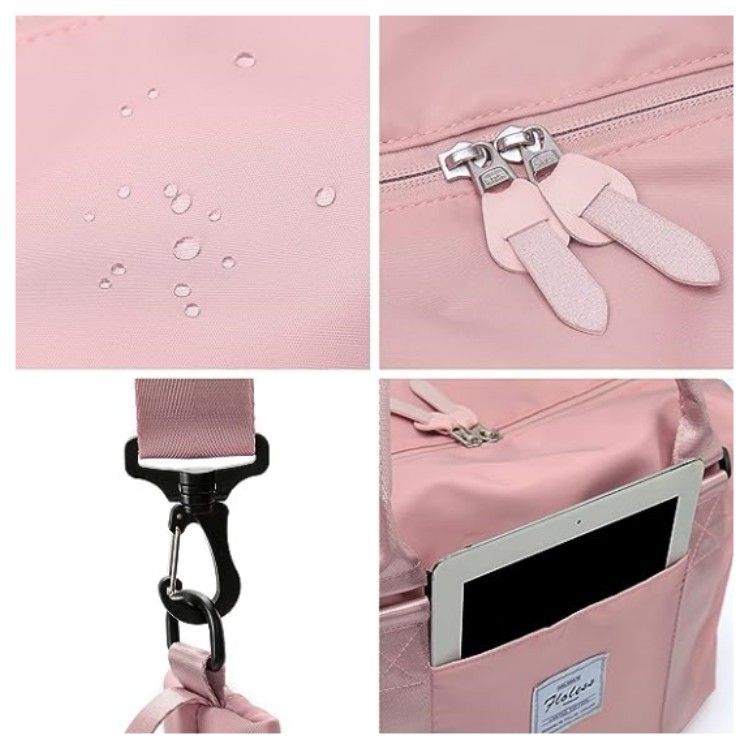 2024 Rees Handtasche Grouss Kapazitéit Moud Gepäck Sak Weekend Männer a Fraen Iwwernuechtung Bag Business Travel Storage Grouss Bag Robust an haltbar_voghion.com