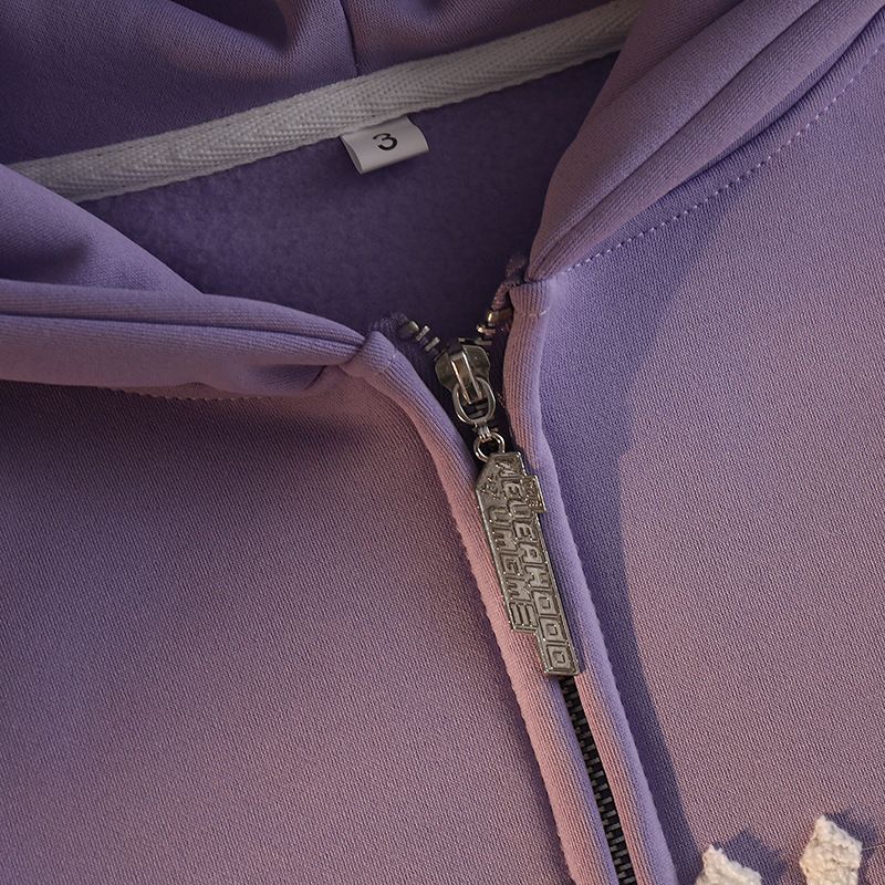 Cardigan con cappuccio in corno di mucca ricamato in asciugamano, da donna, autunno inverno, nuovo stile, ampio e morbido, spesso, con cappuccio caldo_voghion.com
