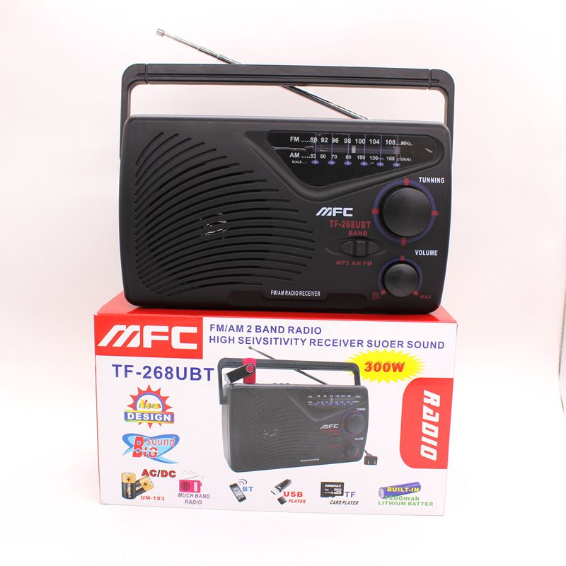 Commercio estero 268 Thailandia Hot AM FM Multi-banda Bluetooth MP3 Radio portatile per anziani retrò_voghion.com
