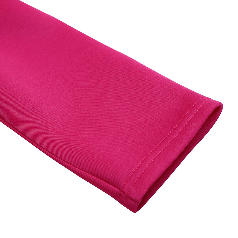 Women's solid color large swing skirt temperament evening dress skirt_voghion.com