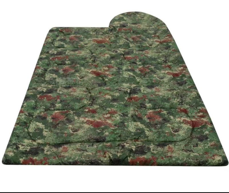 【 Coleção 2406 Pessoas 】 Saco de dormir individual camuflado, tecido de alta qualidade, camping, à prova de frio para adultos, escritório conveniente,_voghion.com