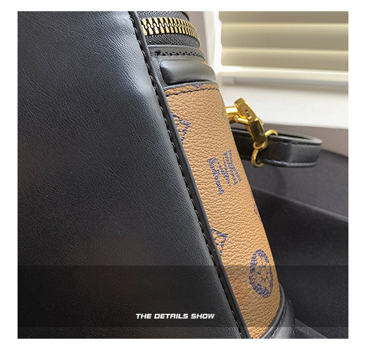 Γυναικεία τσάντα New Trend Line, κλασική τσάντα με τυπωμένα σχέδια, τσάντα Bucket, τσάντα Rich Bucket, τσάντα ώμου με χιαστί ώμο_voghion.com