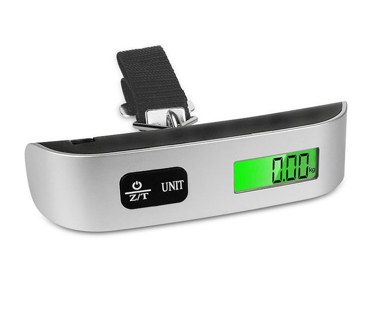 Household portable handheld scales, mini electronic scales, wholesale high-precision luggage scales, gram scales, 50kg hand pulled hanging scales_voghion.com