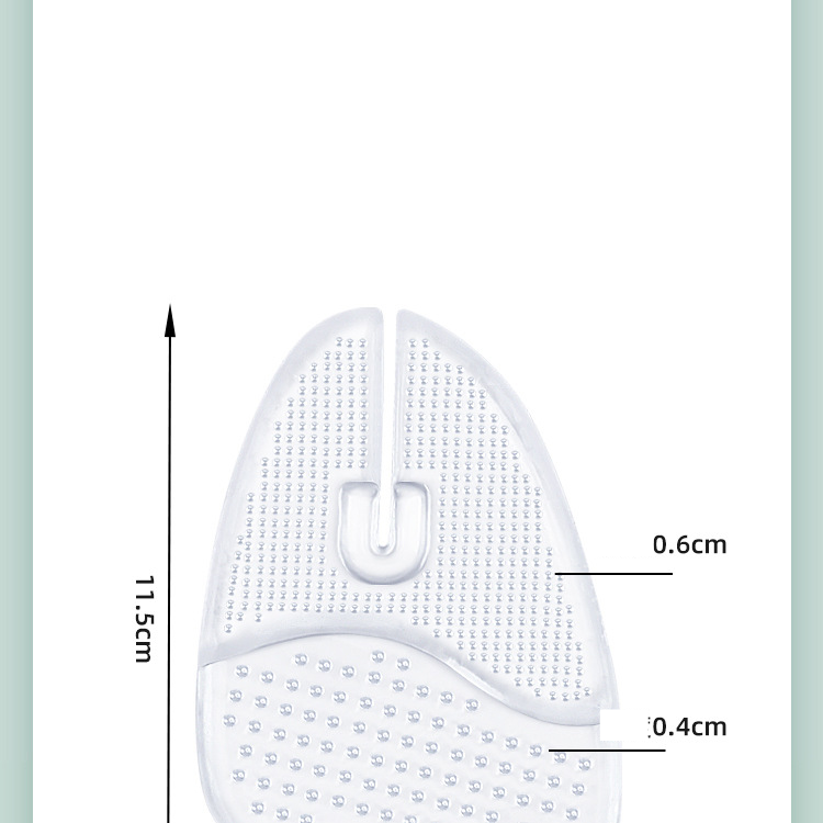 Slippers vooraan, pantoffels, onzichtbaar, zelfklevend, half handpalmkussen, antislip, schokabsorberende zool_voghion.com
