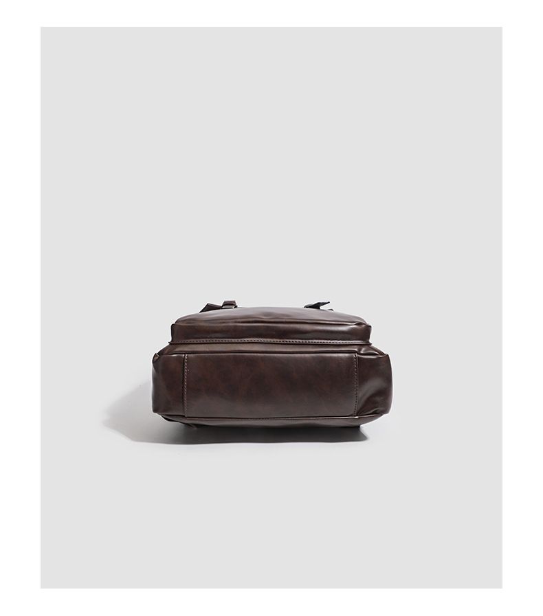 Backpack College Style Backpack Retro Soft Leather Women's Bag Casual Cambridge Commuter Schoolbag_voghion.com
