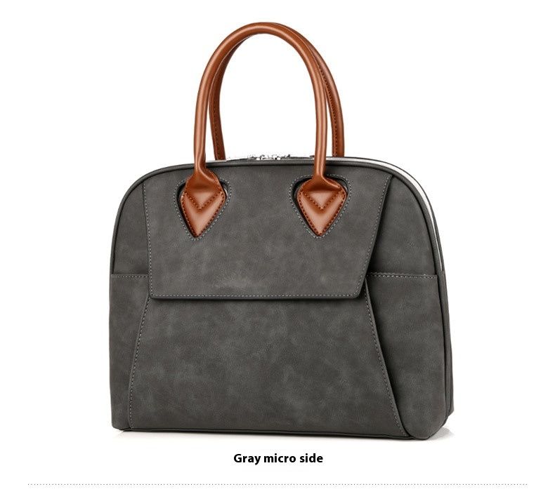 Fashionable Business Computer Bag Handheld Single Shoulder Laptop Bag Large Capacity Briefcase Waterproof And Seismic Resistant Bag_voghion.com
