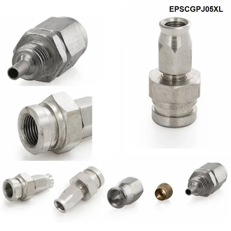 1PC Aço Inoxidável AN3 para AN -3 Extremidades de Mangueira Giratória de Freio Reto Encaixe de Carro EPSCGPJ_voghion.com