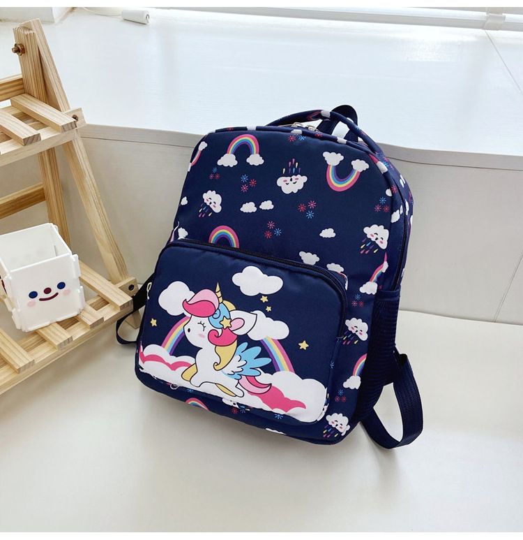 Andralyn Neue Kindertasche mit Cartoon-Print Kinderrucksack Trendy und süßer Dinosaurier-Kindergartenrucksack_voghion.com