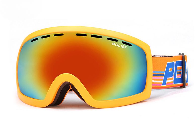 Adult Men And Women Anti-Fog Double Layer Snap-On Prescription Spherical Mountaineering Outdoor Ski Goggles Protective_voghion.com