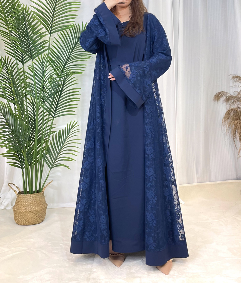 Verve Moda Muçulmana Roupas Tradicionais Islâmicas Femininas Vestido Árabe Kaftan Abaya Robe Cover-up_voghion.com