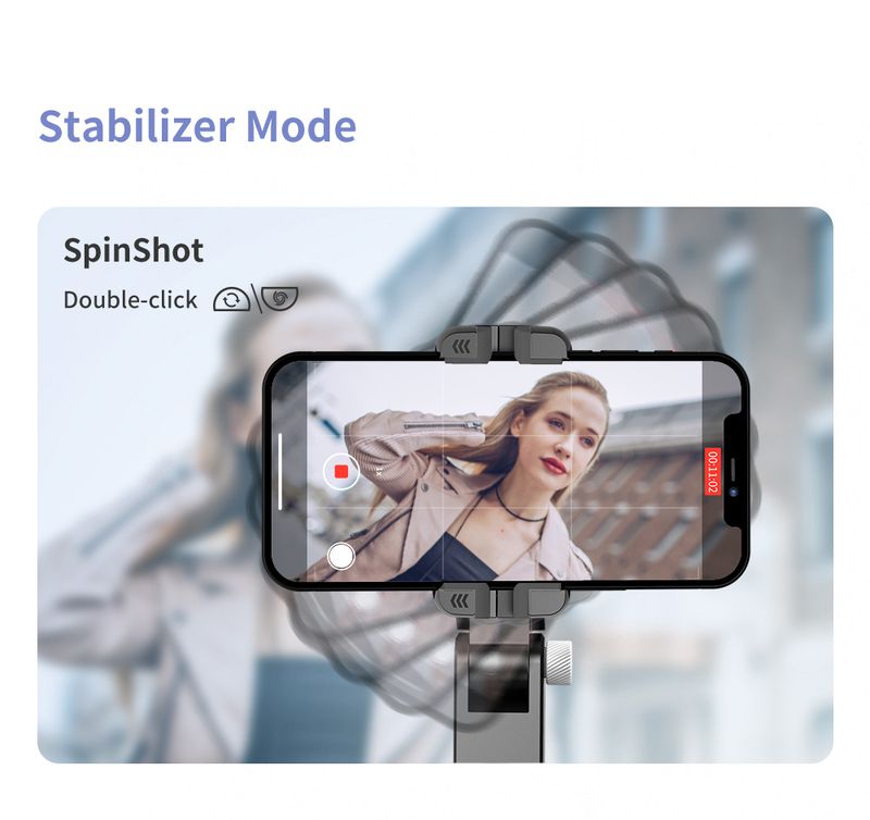 Selfie Stick Phone Gimbal Stabilizer For IPhone Android Action Camera Tripod Cellphone Mobile Cell Smartphone Handle_voghion.com