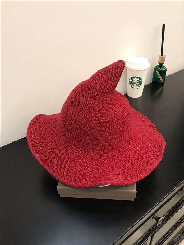 Cappello magico pieghevole Cotton Wizard Summer Halloween Witch Tip_voghion.com