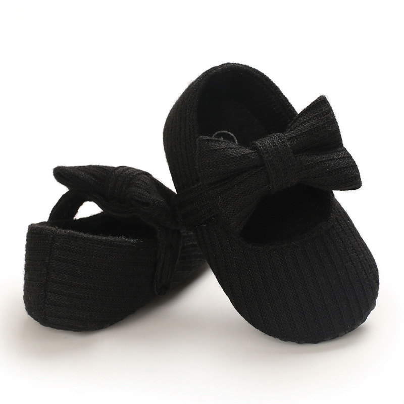 0-1 Joer aalt Puppelchersschong mat mëller Sohle gestrickte Puppelchersschong Joker Prinzessin_voghion.com