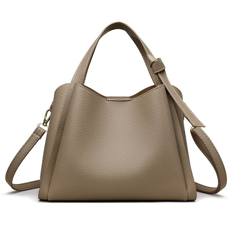 Borse a tracolla a secchiello versatili Borse a tracolla a tracolla a tracolla in pelle PU di design di lusso da donna Borsa a mano casual in tinta unita da donna_voghion.com