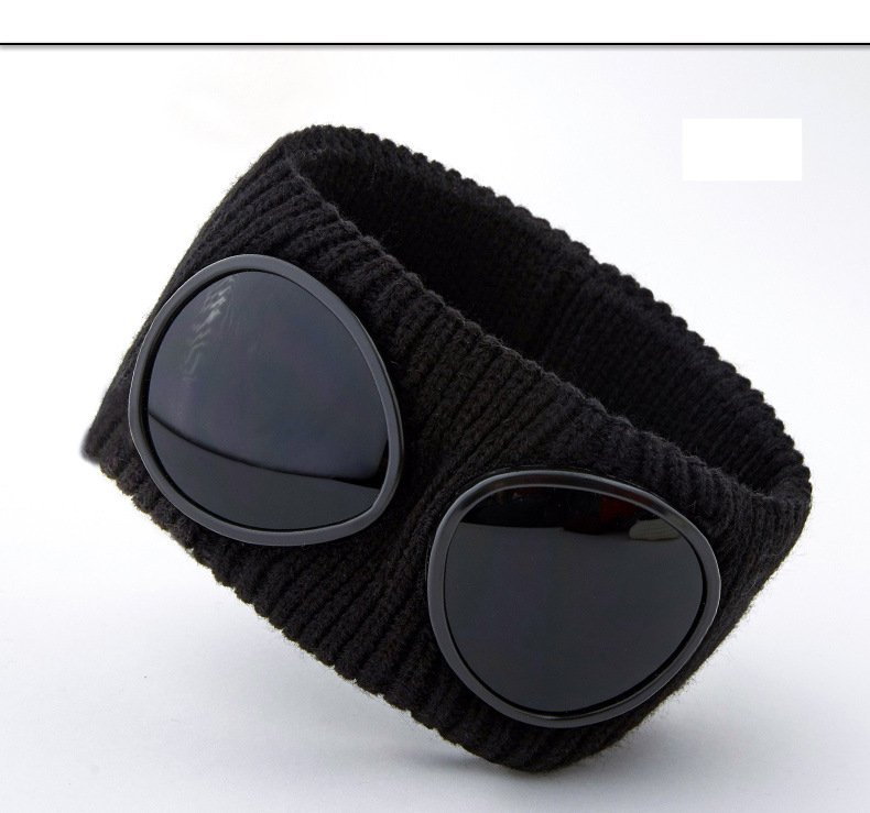 Unisex Accessories akinių vilnos galvos juostelė pora kasdieniška galvos juosta paprasta vėjui atspari megzta galvos juosta_voghion.com
