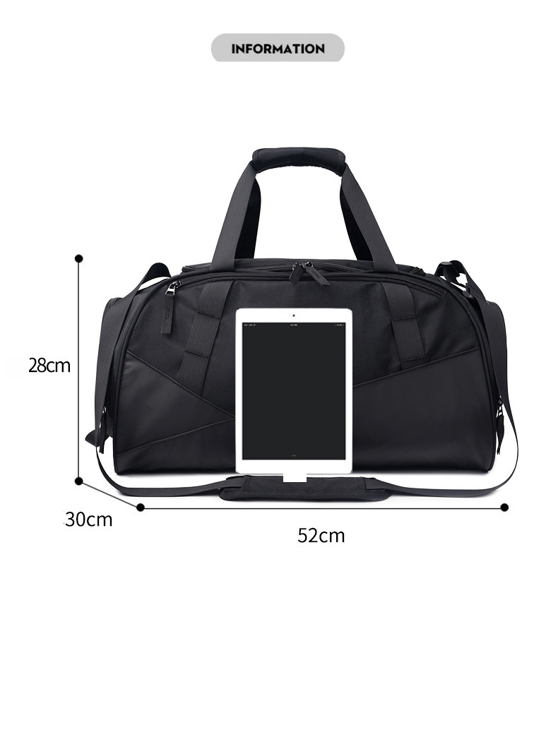 Sports Bags fitness bag independent shoe compartment large capacity men and women leisure travel bag shoulder luggage bag_voghion.com