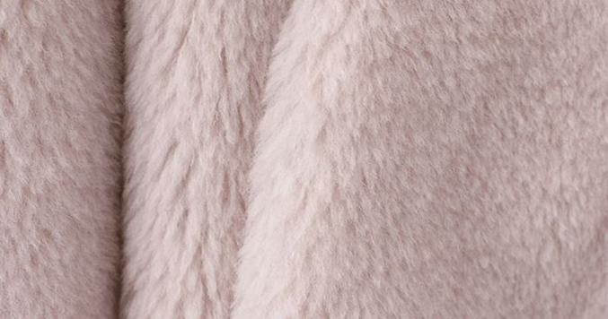 Women's 100% Wool Fleece Coat With Round Neck - Elegant Casual Outerwear For Fall & Winter, Office & Daily Wear (Pink, Blue)_voghion.com