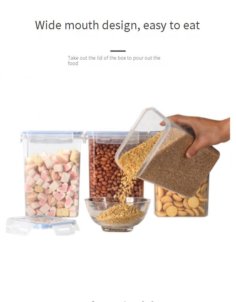 42-Piece BPA-Free Plastic Food Storage Container Set – Airtight Stackable Pantry Organizers For Dry Goods, Spices & Coffee_voghion.com