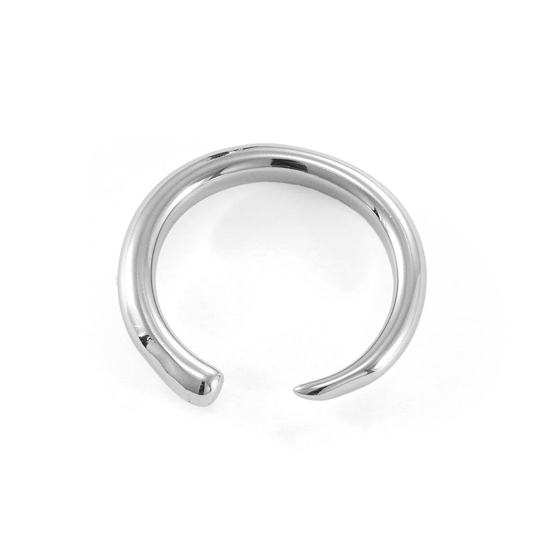 Rings Open Plain Ring Simple Ring Ins Design Titanium Steel Ring Female Ring_voghion.com