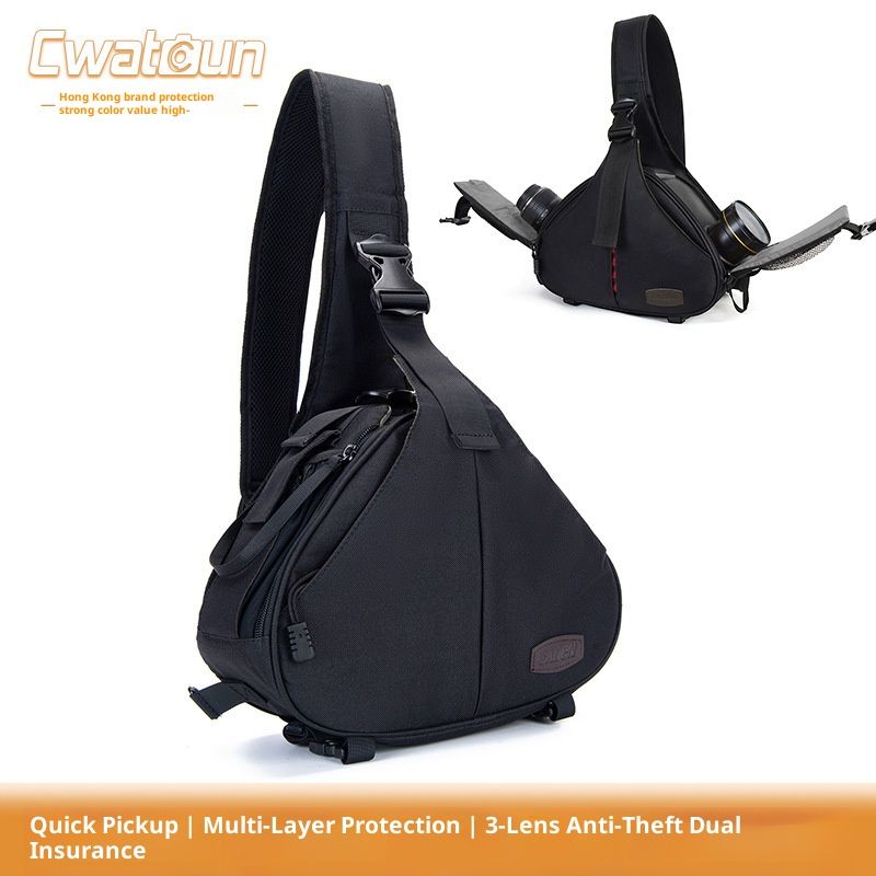 Wasserdichte DSLR-Kameratasche mit Regenschutz - Leichtes und schnell zugängliches Design (Bietet Platz für 1 Kamera + 3 Objektive)_voghion.com