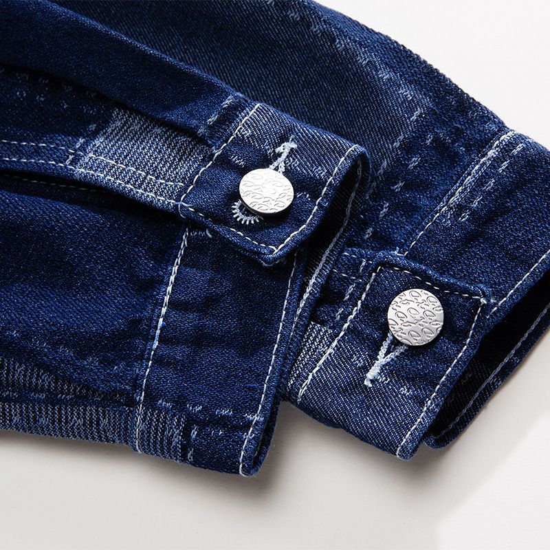 CT Color-Block Plaid Denim Men, New Fashion, Stylish British Long-Sleeve Turn-Down Collar Men's Jacket For Spring_voghion.com