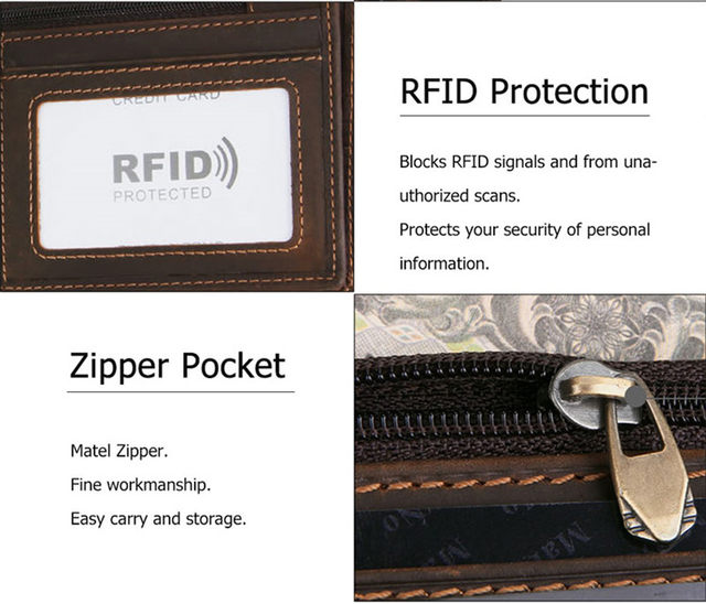 RFID-blokkoló férfi olajviasz bőr pénztárca férfi vintage tehén bőr pénztárca férfi kézzel készített bankjegy pénztárca érme pénztárca rövid pénztárca_voghion.com
