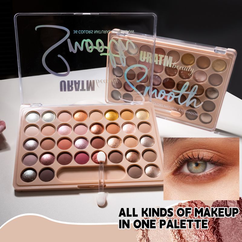 Matte Perlglanz Lidschatten Langlebige Farbe Display Multi-Color Flash Schönheit Make-Up_voghion.com
