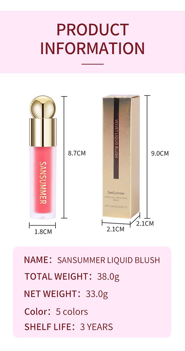 Blush Hit Liquid Blush, Hydrating, Multifunctional, Natural Contouring, Brightening, And Radiating_voghion.com