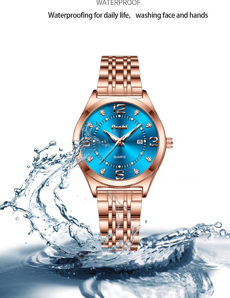 Luxury Business Quartz Watch For Women Elegant Women's Watches Simple Style With Date Display_voghion.com