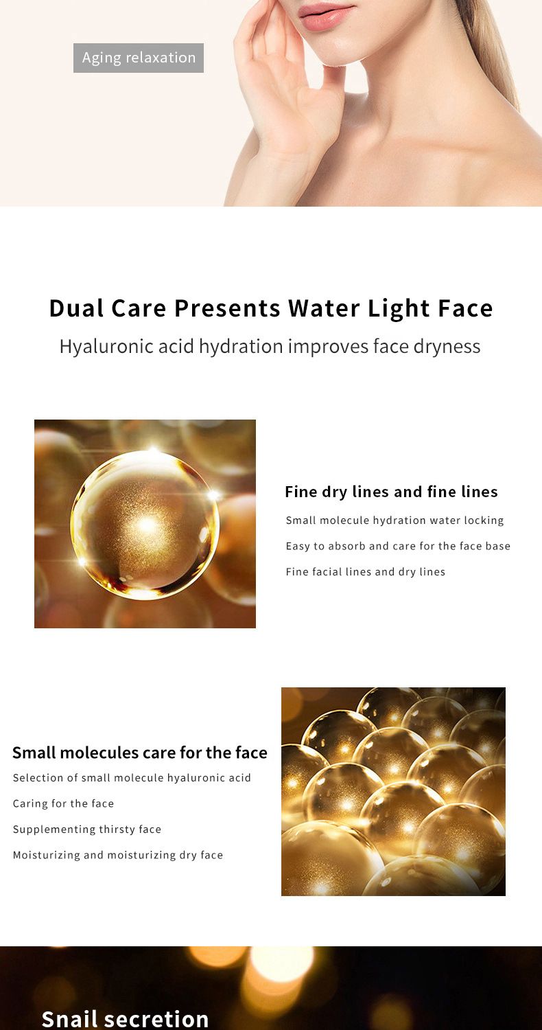 OCHEAL Snail Stock Solution 100g Latte idratante nutriente e luminoso Prodotto per la cura della pelle Lozione idratante a lunga durata e non grassa_voghion.com
