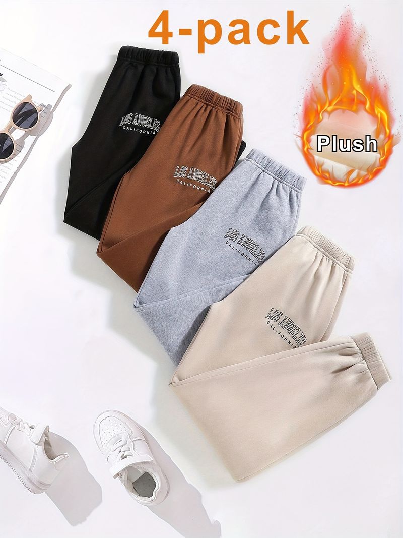 Mutter & Kinder INS Mädchen Sport Verdickte Hosen Jungen Und Mädchen Casual Hosen kinder Herbst Kleidung_voghion.com
