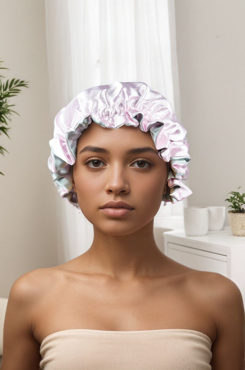 Cross-Border elastische hot-selling dubbelzijdige satijnen bad Europese en Amerikaanse nieuwe gladde kleur-matchende Slee_voghion.com